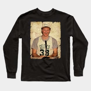 Never Forget When Larry Bird Dropped 60 and Turned The Opposing Hawks Bench Into Cheerleaders, 1986 Long Sleeve T-Shirt